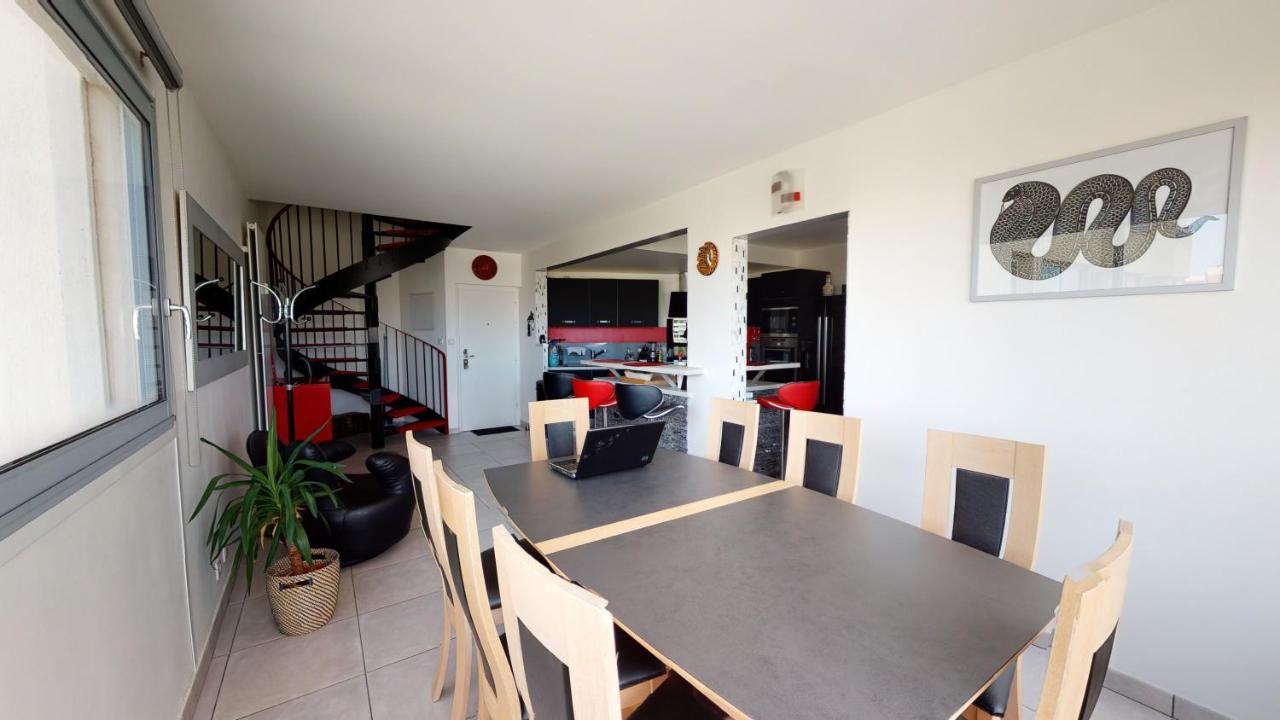 Duplex Grand Standing Vue Mer Et Port Mauguio Exterior photo
